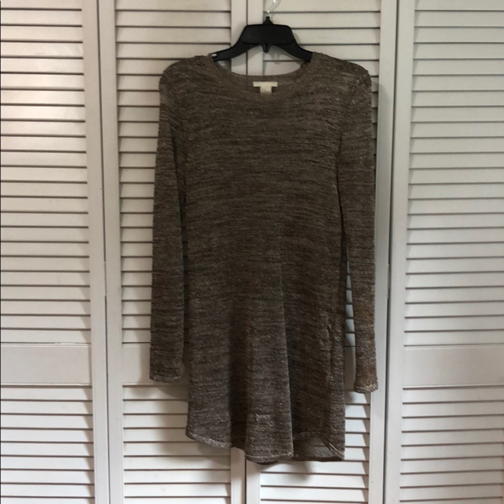 Gold sequins dress